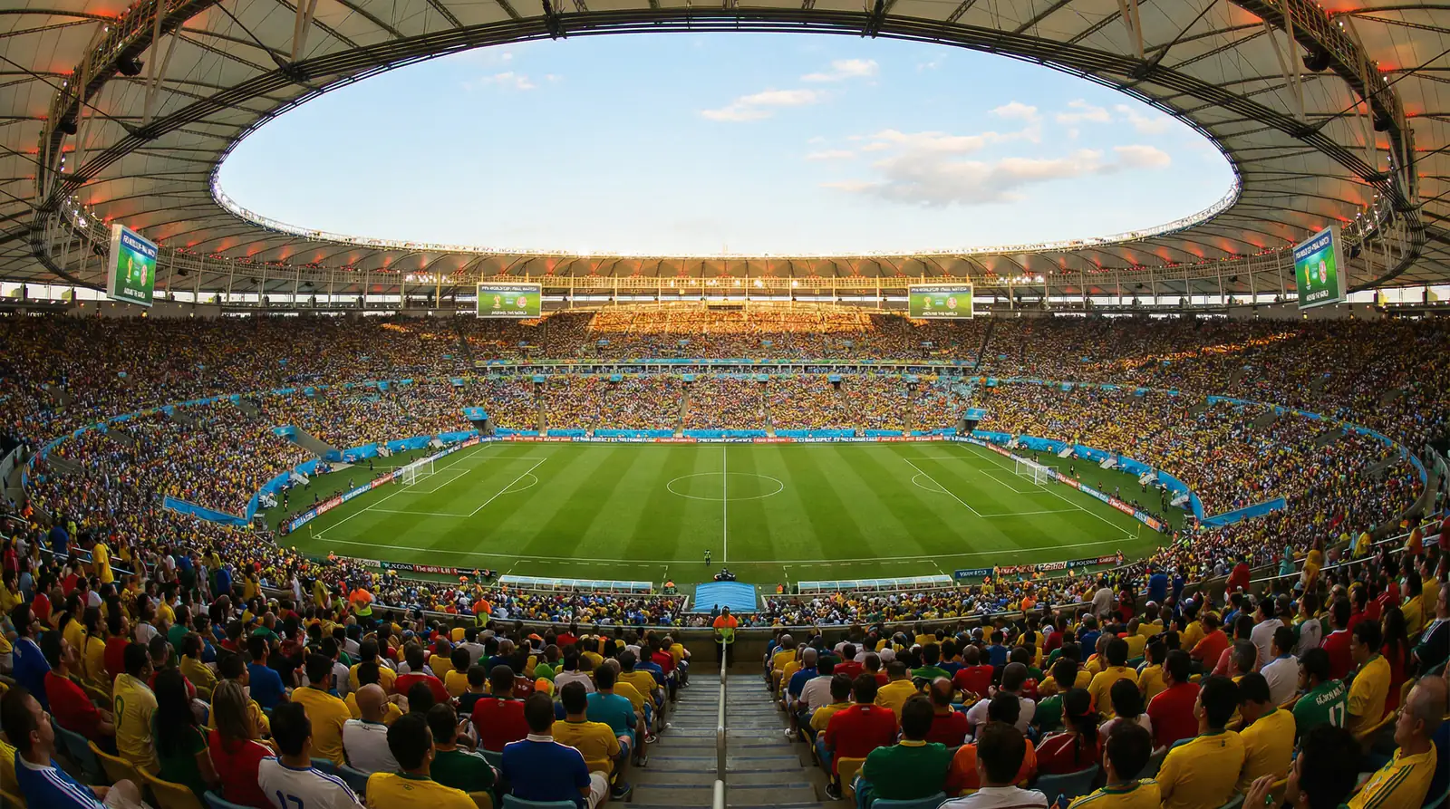 Pohľad na plný futbalový štadión v USA pred zápasom MS 2026