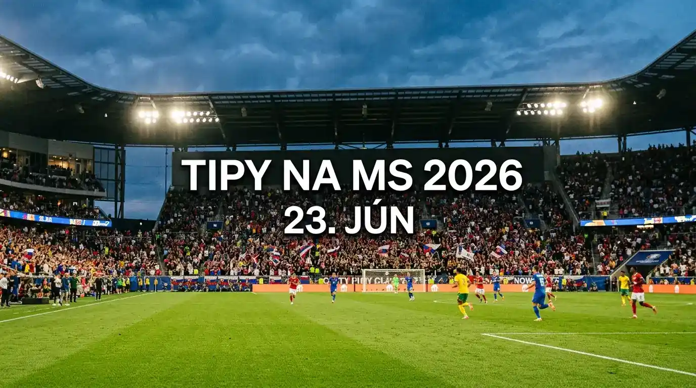 Tipy a kurzy na zápasy MS 2026 z 23. júna na zábere večerného zápasu
